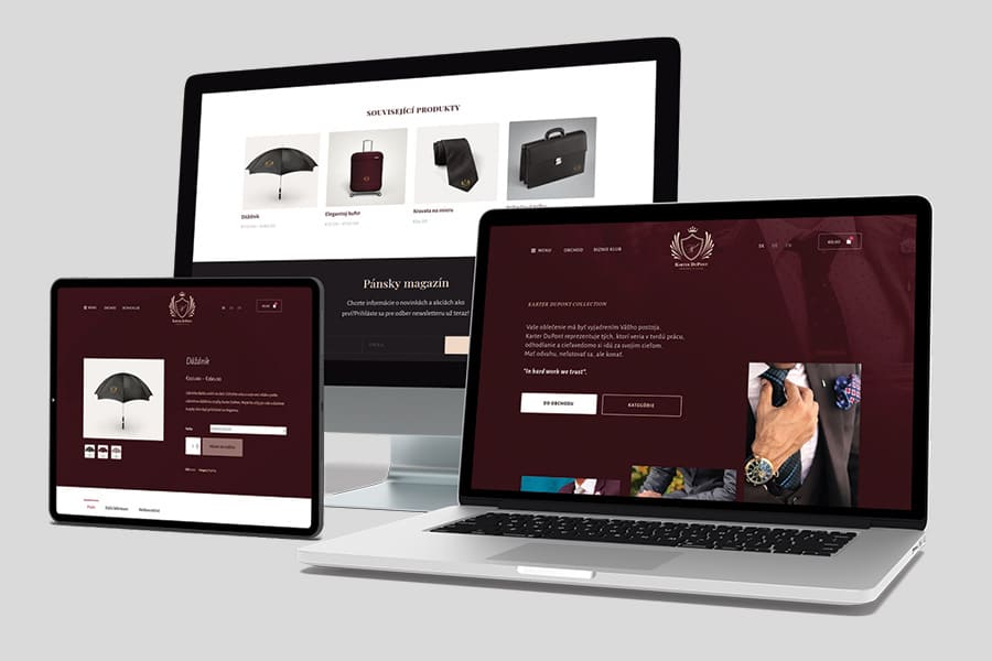 Ukázka práce — Web a e-shop