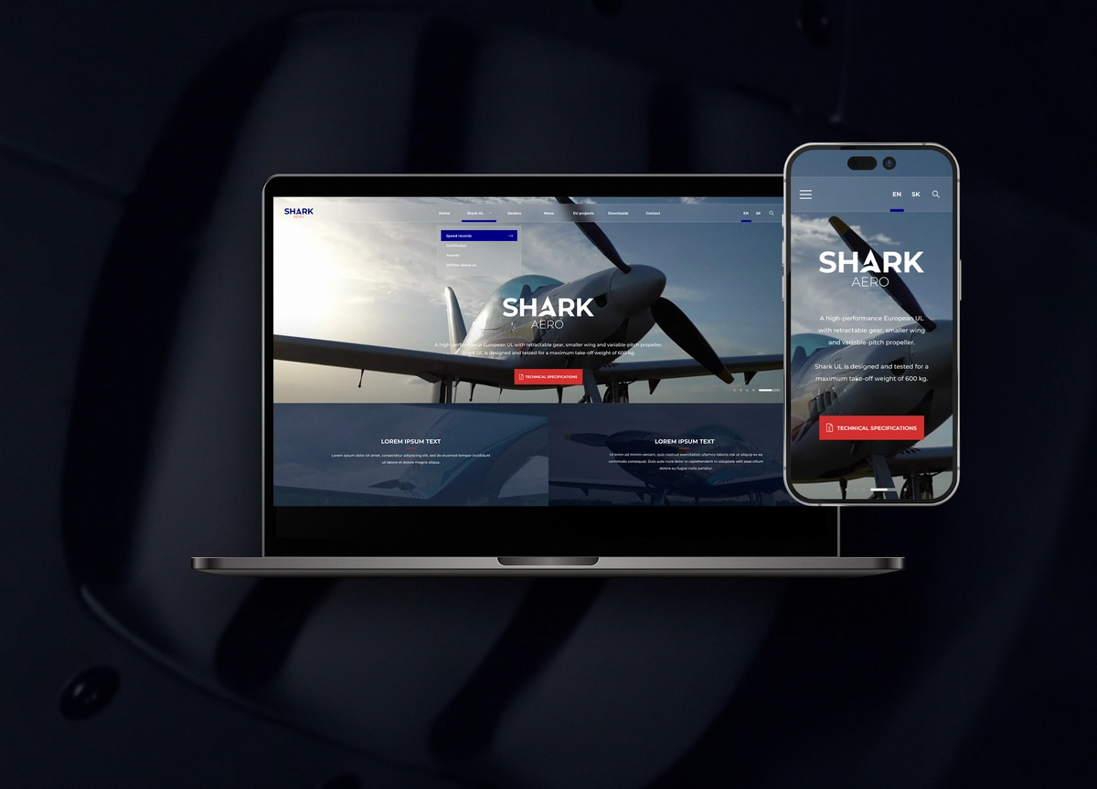 Ukázka práce — Web a e-shop